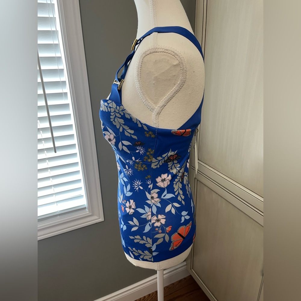 💙 Ted Baker Kyoto Gardens Cross-over Top - Picture 6 of 17